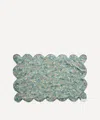 Coco & Wolf Donna Leigh And Rachel Scallop Placemat In Multicoloured