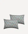 COCO & WOLF COCO & WOLF DREAMS OF SUMMER TANA LAWN COTTON PILLOWCASES SET OF TWO