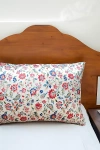 Coco & Wolf Eva Belle Red Silk Pillowcase In Multi