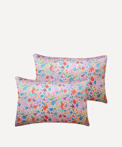 Coco & Wolf Garden Of Adonis Silk Pillowcases Set Of Two