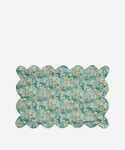 Coco & Wolf Hollyhocks And Mitsi Valeria Scallop Placemat