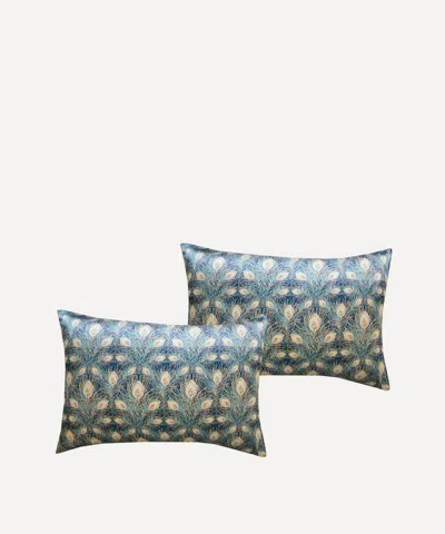 Coco & Wolf Juno Feather Silk Pillowcases Set Of Two