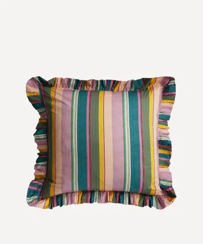 Coco & Wolf Large Square Frill Archive Swatch Cushion