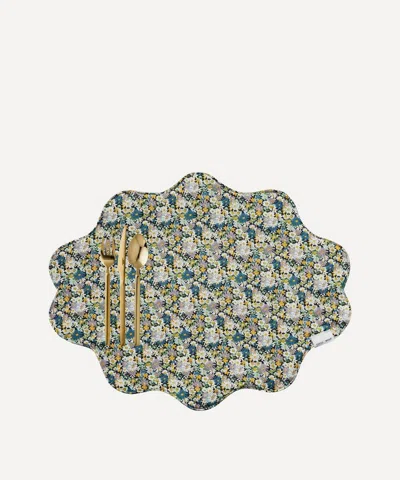 Coco & Wolf Libby And Capel Pistachio Wavy Edge Placemat