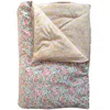Coco & Wolf Liberty Fabric Betsy Candy Floss & Wiltshire Bud Print Heirloom Quilt, Full In Pink