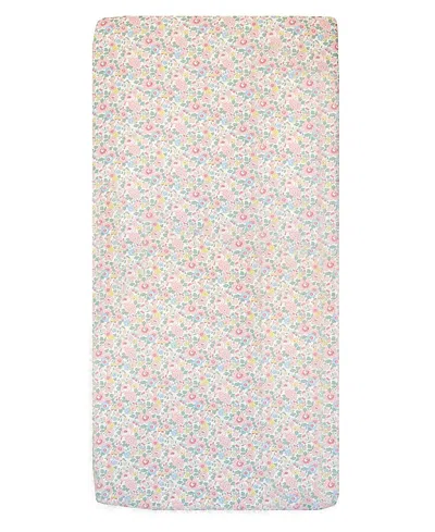 Coco & Wolf Liberty Fabric Betsy Candy Floss Print Fitted Sheet, Queen