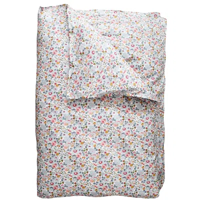 Coco & Wolf Liberty Fabric Betsy Grey Print Duvet Set, King In Pattern