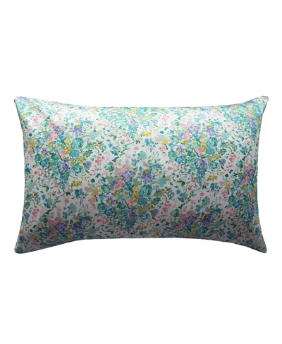 Coco & Wolf Liberty Fabric Bouquet Parade Green Housewife Pillowcase, Standard In Multi