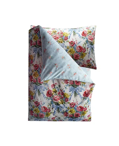 Coco & Wolf Liberty Fabric Bow Bouquet & Garden Blooms Reversible Duvet Set, Twin