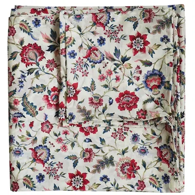 Coco & Wolf Liberty Fabric Eva Belle Print Flat Top Sheet, King