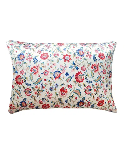 Coco & Wolf Liberty Fabric Eva Belle Print Silk Pillowcase, King In Multi