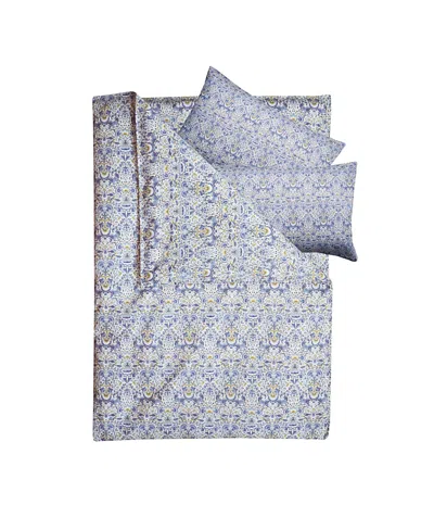 Coco & Wolf Liberty Fabric Lodden China Blue Duvet Set, King