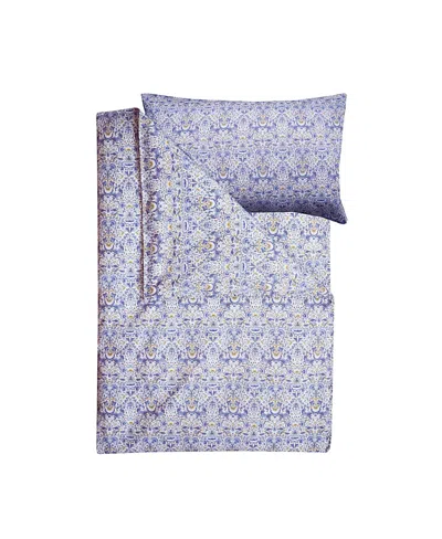 Coco & Wolf Liberty Fabric Lodden China Blue Duvet Set, Twin
