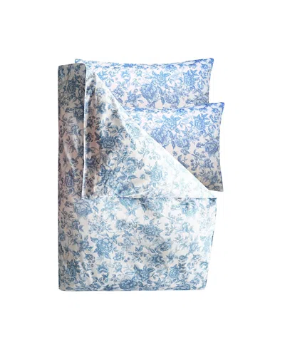 Coco & Wolf Liberty Fabric Regency Trail China Blue Duvet Set, King
