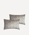 Coco & Wolf Mitsi Powder Pink Silk Pillowcases Set Of Two