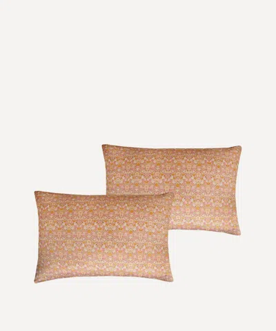 Coco & Wolf Moonflower Silk Pillowcases Set Of Two