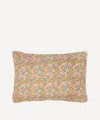 Coco & Wolf Poppy And Daisy Cotton Pillowcases Set Of Two In Coral