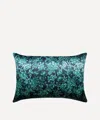 Coco & Wolf Regency Trail Silk Pillowcase In Blue