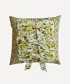 COCO & WOLF COCO & WOLF SAMBOURNE AND CARLINE ROSE BOW CUSHION