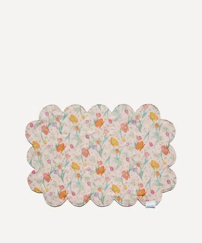 Coco & Wolf Spring Blooms And Betsy Boo Cloud Scallop Placemat