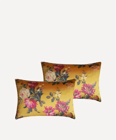Coco & Wolf Stately Kristina Silk Pillowcases Set Of Two