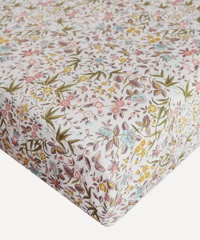 Coco & Wolf Tapestry Ardington Cotton Sateen Single Fitted Sheet In Multi