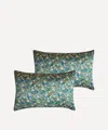 Coco & Wolf Thorpeness Green Silk Pillowcases Set Of Two