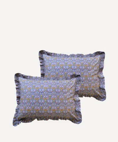Coco & Wolf Vine Thief Frill Edge Pillowcases Set Of Two