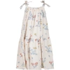 COCO AU LAIT IVORY DRESS FOR GIRL WITH FLOWERS PRINT