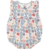 COCO AU LAIT WHITE ROMPER FOR BABY GIRL WITH FLOWERS PRINT