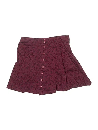 Pre-owned Coco Blanc Kids' Skirt In Burgundy