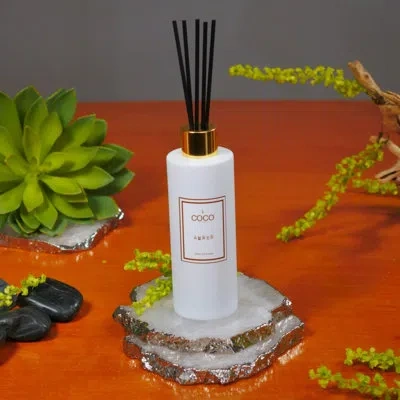 Coco By Stone 5oz Reed Diffuser In White