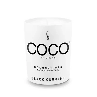 Coco By Stone Black Currant Natural Coconut Apricot Wax Candle