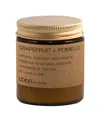 Coco By Stone Handmade 3.5oz Grapefruit + Pomelo Natural Coconut Apricot Wax Candle In Brown