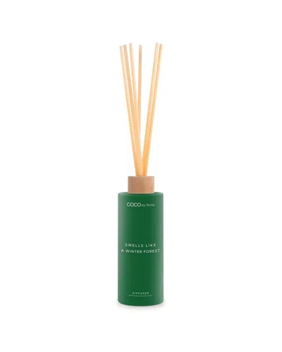Coco By Stone Smells Like A Winter Forest 5oz Reed Diffuser In Green