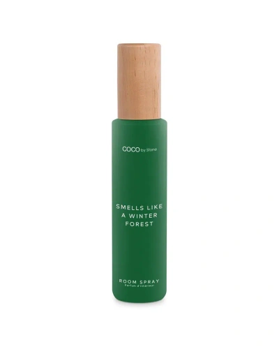 Coco By Stone Smells Like A Winter Forest 5oz Room Spray In Green