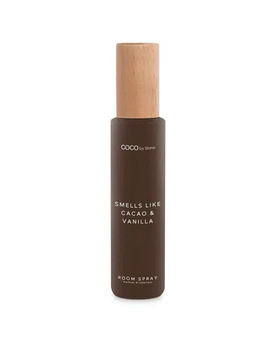 Coco By Stone Smells Like Cacao & Vanilla 5oz Room Spray In Brown
