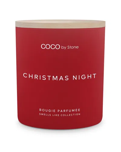 Coco By Stone Smells Like Christmas 15oz Coconut Wax Candle In Red
