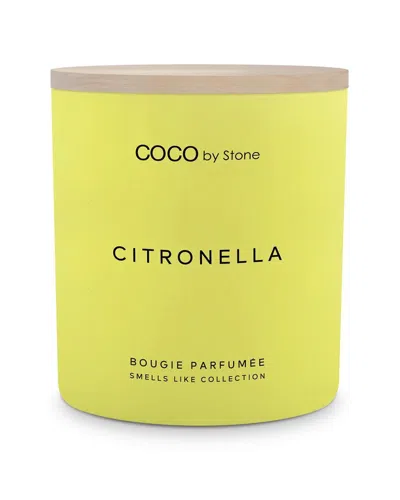 COCO BY STONE COCO BY STONE SMELLS LIKE CITRONELLA AND NO BUGS 11OZ COCONUT WAX CANDLE