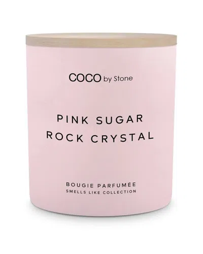 Coco By Stone Smells Like Pink Sugar 11oz Coconut Wax Candle In Purple