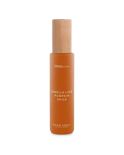 Coco By Stone Smells Like Pumpkin Spice 5oz Room Spray In Orange