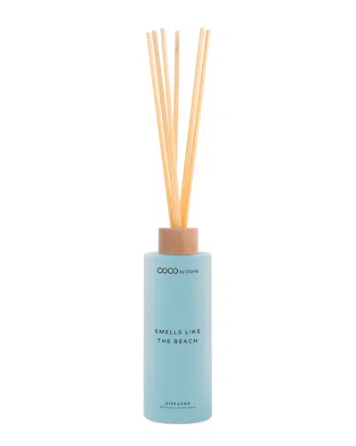 Coco By Stone Smells Like Smells Like The Beach 5oz Reed Diffus In Blue