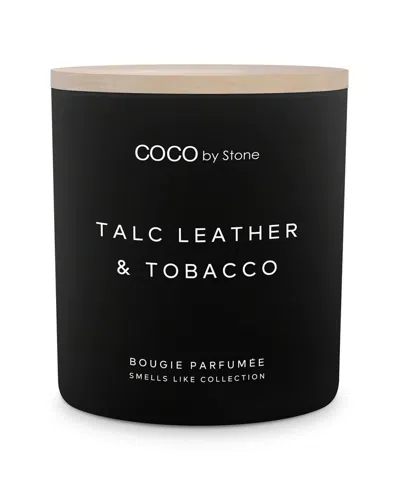 Coco By Stone Smells Like Talc Leather & Tobacco 11oz Coconut Wax Candle