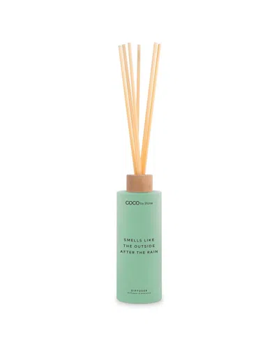 Coco By Stone Smells Like The Outside After The Rain 5oz Reed Diffuser In Blue