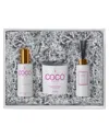 Coco By Stone Diffuser, Room Spray & Candle Gift Pack - Stone Fruit In White