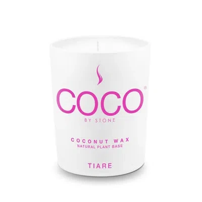 Coco By Stone Tiare Natural Coconut Apricot Wax Candle