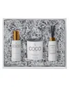 Coco By Stone Diffuser, Room Spray & Candle Gift Pack - Stone Fruit In White