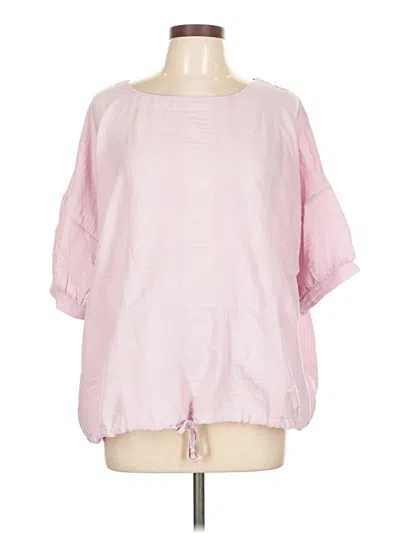 Pre-owned Coco + Carmen 3/4 Sleeve Blouse In Pink