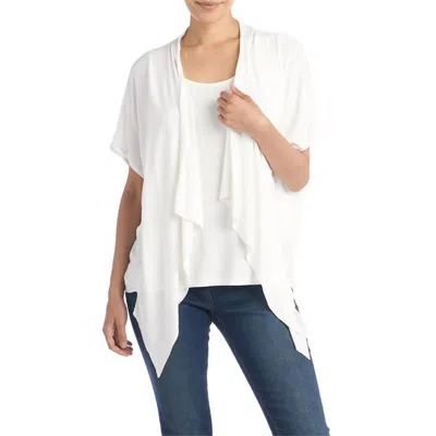 Coco + Carmen Abby Cardigan + Tank Set In Ivory In Multi