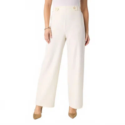 Coco + Carmen Alisah High Waist Dress Pant In Ivory In Multi